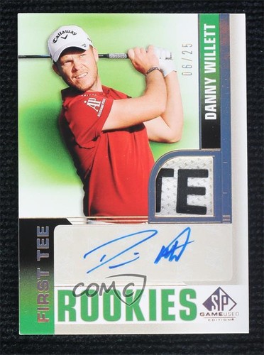 2021 SP Game Used Spectrum /25 Danny Willett #59 Rookie Auto RC - Picture 1 of 4
