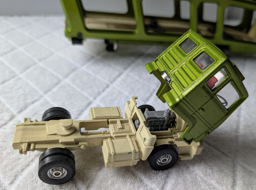 Vintage Corgi Major 1155 Ford Car Transporter Green 15" Interior Foam Packaging - Picture 13 of 15