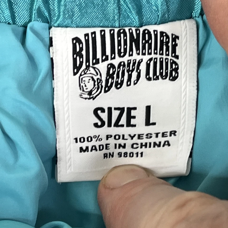 Billionaire 男孩俱乐部短裤男式大号蓝色蓝青星 Gazer 闪亮宇航员 — 第 4/4 张图片