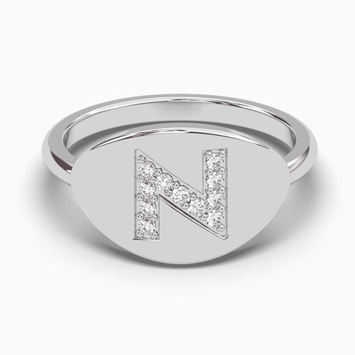 10 MM Mens Wedding Band 0.11 Carat Round Cut Natural Diamond 14K White Gold Ring - Picture 3 of 8