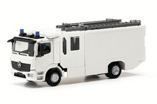 HERPA, MERCEDES BENZ Atego 13 Z-Cab camion de pompiers - 2 pièces à assembler...