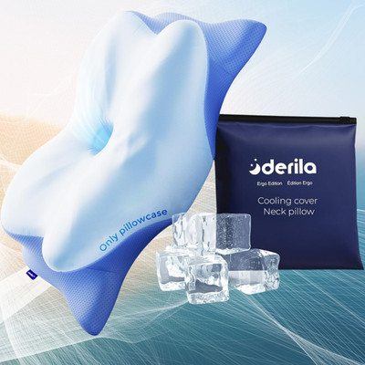 Derila Ergo Pillowcase - Cervical Neck Pillow Memory Foam Pillow Case (1 count)