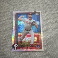 2025 Topps Chrome -  Zack Wheeler #189 MLB Logofractor