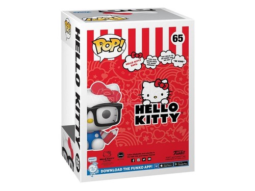 Hello Kitty Pop! Sanrio Figure Vinile Hello Kitty Nerd 9 Cm Funko - Imagen 3 de 3