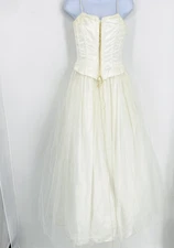 Vintage Jessica McClintock Gunne Sax Renaissance Romantic Gown 7/8 Corset Formal