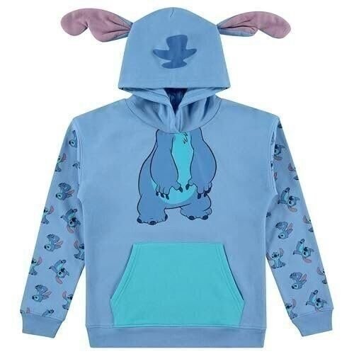 Disney Girls Lilo & Stitch Cosplay Hoodie Set - Stitch Costume Hoodie and... - Picture 6 of 17