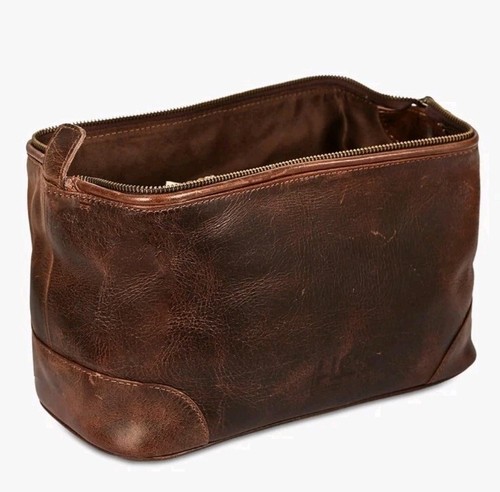 Logical Leather Toiletry Bag for Men - Best Gift for Men - Premium Genuine... - Picture 5 of 5