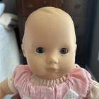 American Girl Bitty Baby Doll Molded Blonde Hair Blue Eyes One Piece Blankt Nwot
