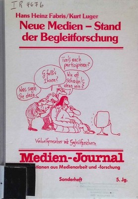 Neue Medien -. Stand  der Begleitforschung (Literaturstudie). Forschungsprojekt