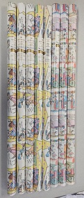 Retro Hallmark SHOEBOX-MAXINE-SAYINGS & DRAWINGS Gift Wrapping Paper Lot of 8
