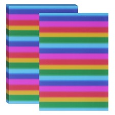 11.7x8.3" Hot Stamping Foil Paper Sheet, 20 Sheets A4, Horizontal Colorful