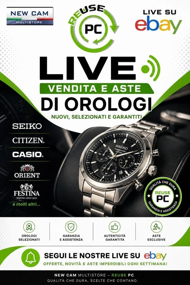 🟢LIVE eBay🟢 – Orologi Vendita e Aste