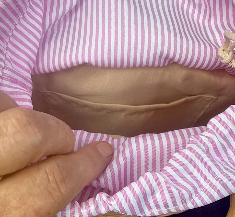 Adorable Cartera HM: Cowrie Seashells, Papel y Madera Triple Extraíble Correas Largas Foto 4 de 4