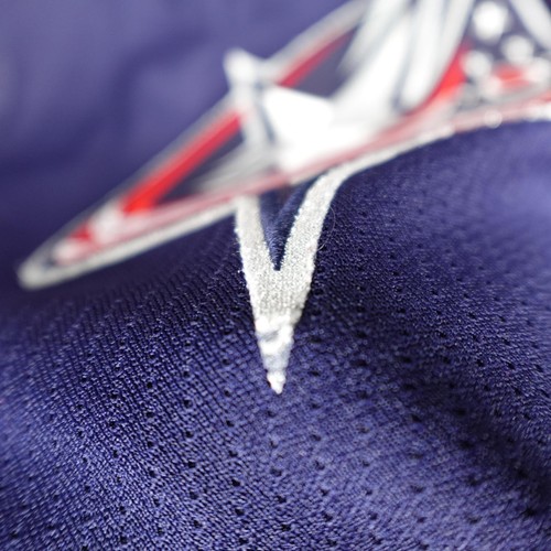 Vintage Columbus Blue Jackets Jersey Youth Large XL NHL Boys L/XL Alternate 3rd - Picture 10 of 17