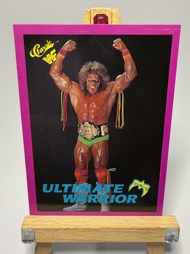 ULTIMATE WARRIOR 1990 WWF Classic PURPLE PROMO Wrestling Card