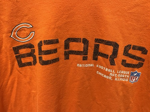 Chicago Bears NFL Football Short Sleeve Graphic T Shirt Large Blue - Foto 2 di 9