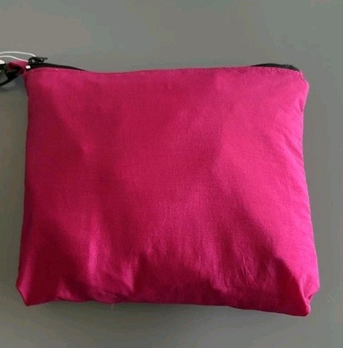 St. John’s Bay Women’s Pink Vintage Rain Coat “Anorak in a Pouch” Size M/L 90's - Picture 9 of 9
