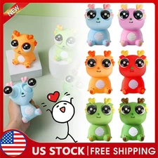 Squeeze Stress Relief Toy Eye Popping Dragon Funny Eyeball Toys Pop Out Eyes ET