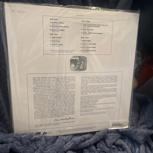 JOHN PRINE Self Titled #28/2000 2xLP 45 rpm LTD AUDIOPHILE Analogue Prod SEALED - Picture 6 of 10