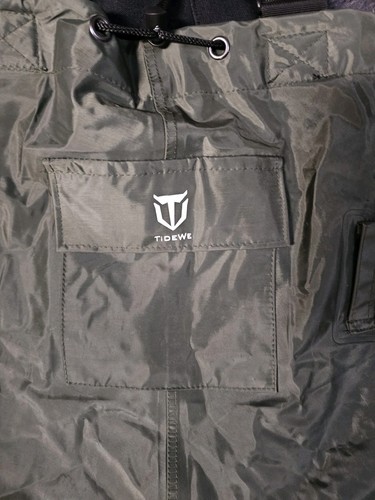 TIDEWE Bootfoot Chest Wader, 2-lagige Nylon/PVC wasserdichte Angeln Jagd Wathose - Bild 5 von 8
