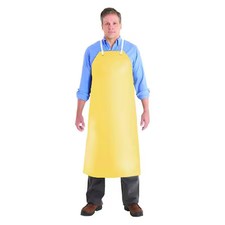 Ansell 56-510 Alphatec Bib Apron, Nitrile, 19 Mil Thick, Shin Length, Loop