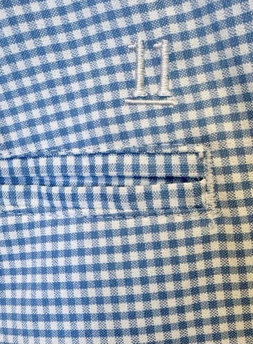 Walter Hagan Golfshorts perfekt 11 blau & weiß kariert griffige Taille 40"x10" neu ohne Etikett - Bild 1 von 13