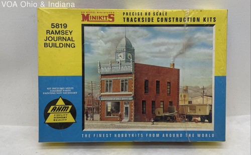 NEW SEALED AHM Minikits 5819 : Ramsey Journal Building HO Model Kit