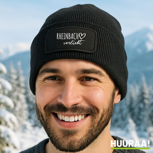 Beanie Rheinbach verliebt Geschenkidee Rheinbach Geschenk Präsent Mitbringsel So - Picture 2 of 16
