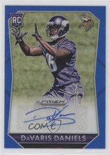 2015 Panini Prizm Rookie Signatures Blue /99 Davaris Daniels #RS-DD Auto RC