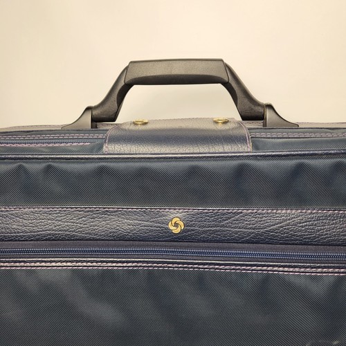 Large Samsonite Suitcase With Wheels Navy Blue 68x50x23cm Travel Suitcase UK - Bild 2 von 23