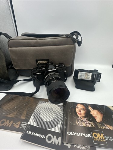 Olympus OM-4 35mm Spiegelreflexkamera mit Tamron 35-80mm und Tasche (versandkostenfrei) - Bild 1 von 19