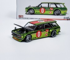 DATSUN KAIDO 510 WAGON OG FLO YELLOW 1969 - KaidoHouse/Mini GT 1:64