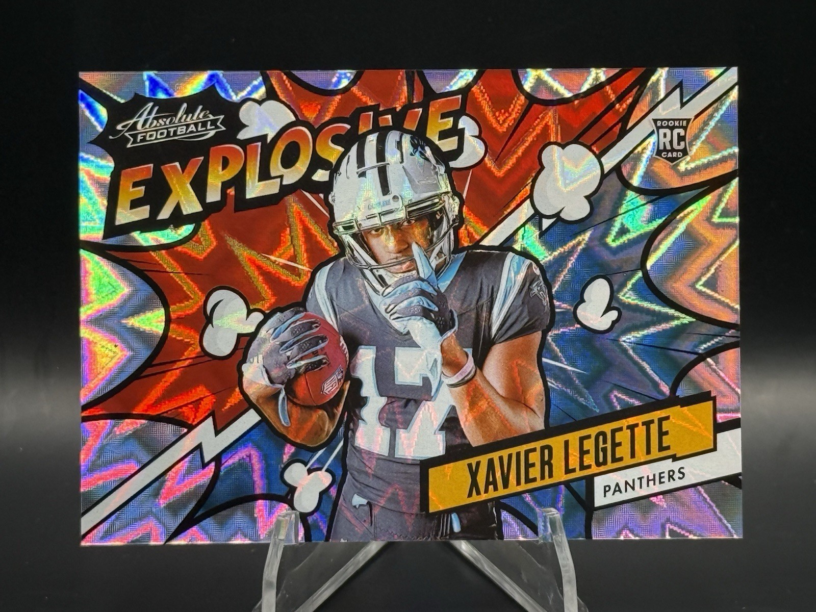 2024 Panini Absolute - Explosive Xavier Legette #EX-XLE (RC) Panthers Case Hit!