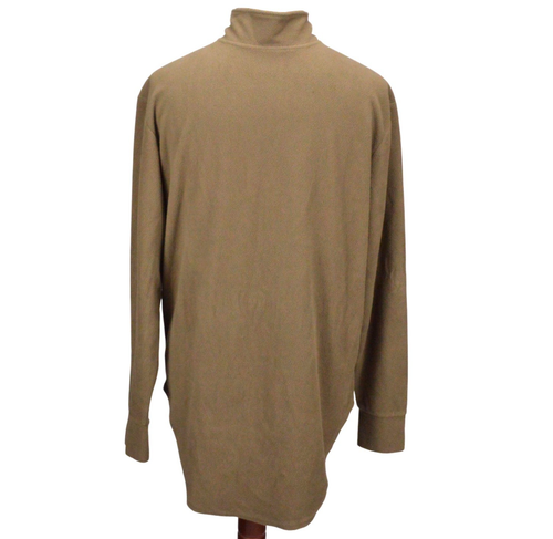 British Army Thermal Fleece Combat Undershirt 180/100 L Olive Base Layer Top - Picture 5 of 6