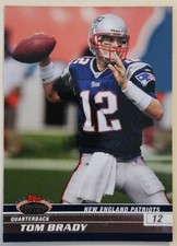 2008 Stadium Club Football #2 Tom Brady card New England Patriots
