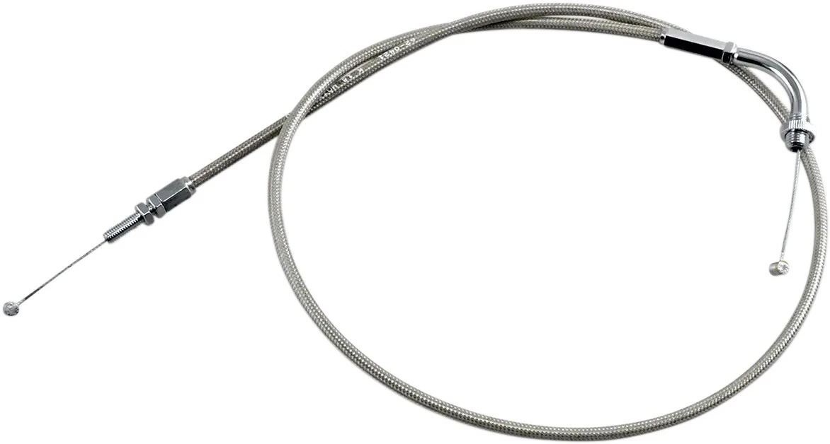 MOTION PRO Armor Coat Stainless Steel Throttle/Idle Cable For Cruisers - Fits