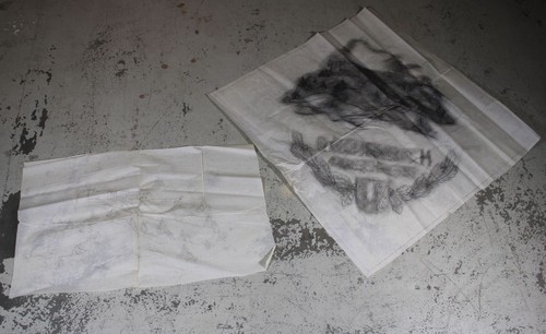 A19/ 2x Entw. Zeichnung Fahne - Liederkranz Reichenbach u. Rechberg 1950er /S13 - Bild 1 von 14