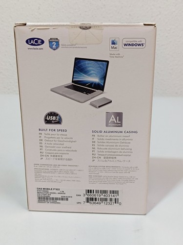 LACIE Porsche Design Mobile Drive extern Festplatte 1 TB HDD 2,5 Zoll _0.35_6 - Bild 3 von 14