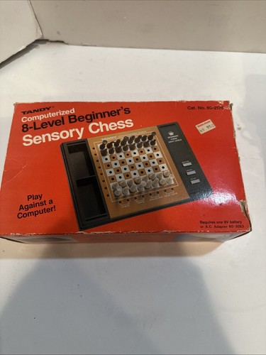 Vintage Tandy Computerized Chess 8-Level Beginner’s Chess /Radio Shack