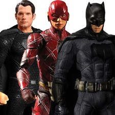 One: 12 Mezco Zack Snyder Justice League Deluxe Acier Boîte Superman Batman
