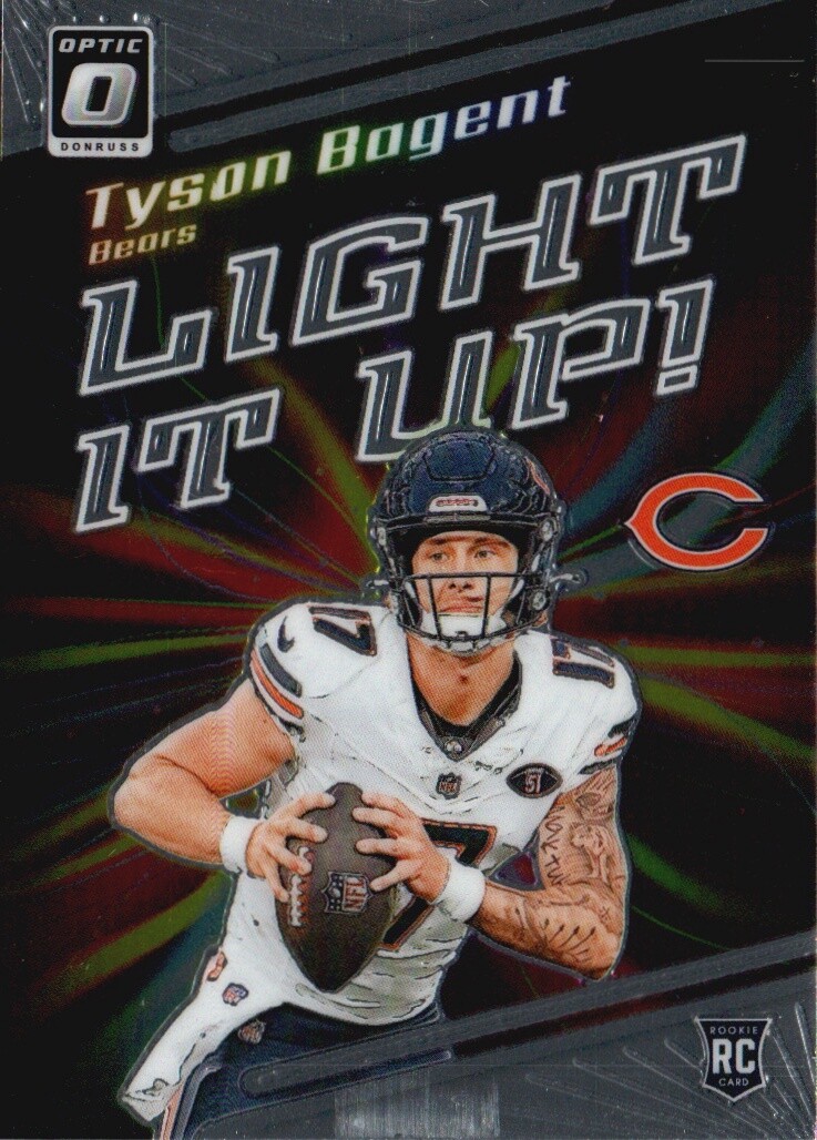 2023 Donruss Optic #LU-TB Tyson Bagent Light It Up!
