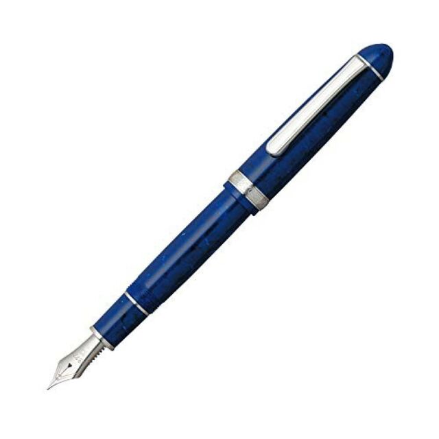 Platinum #3776 CELLULOID Fountain Pen MIDNIGHT OCEAN Medium Nib PTB-35000S#50-3 Platinum #3776 CELLULOID Fountain Pen MIDNIGHT OCEAN Medium Nib PTB-35000S#50-3