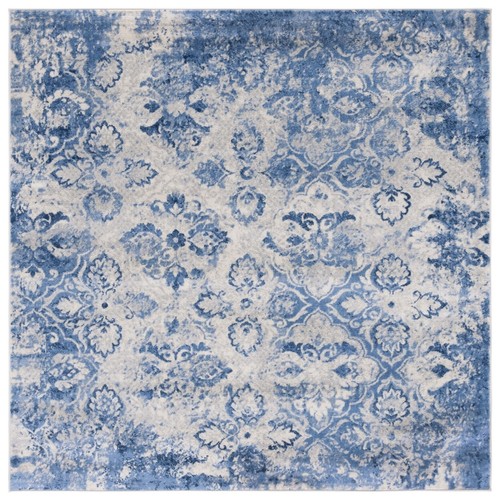 SAFAVIEH Brentwood Collection BNT829M Blue / Ivory Rug - Picture 5 of 13
