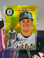2023 Topps Chrome Platinum Anniversary - Refractor #63 Jonah Bride (RC)