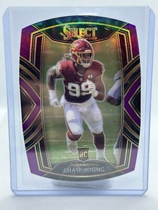 A111,855 - 2020 Select Prizm Purple Die Cut #264 Chase Young