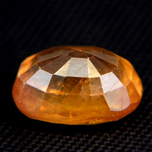 SHOLA Echt 4,91 Ct Natürlicher Gelb Orange Saphir aus Madagaskar - Picture 2 of 2