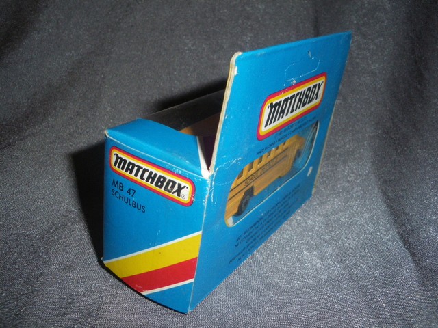 MB 47 District 2 Yellow Die Cast School Bus 1 95 for sale online Vintage Matchbox Loose 1985
