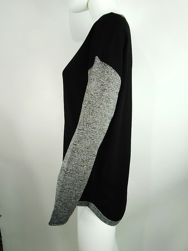 Smartwool Women Shadow Pine Colorblock Sweater Black Medium 16487-001 - Picture 3 of 9
