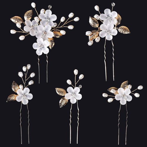 Bridal Hair Accessories, Wedding Hair Accessories For Women-Flower Hair Clip - Picture 6 of 17