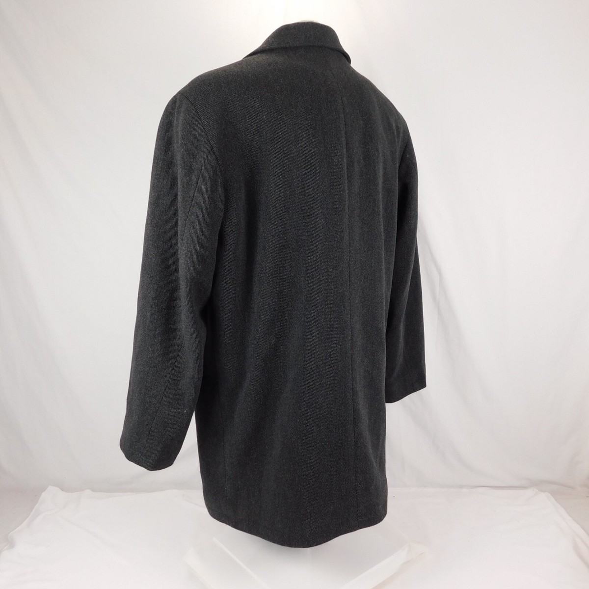 未使用 NAUTICA PEA COAT Nautica Men's Classic Double Breasted Peacoat, Black, Large